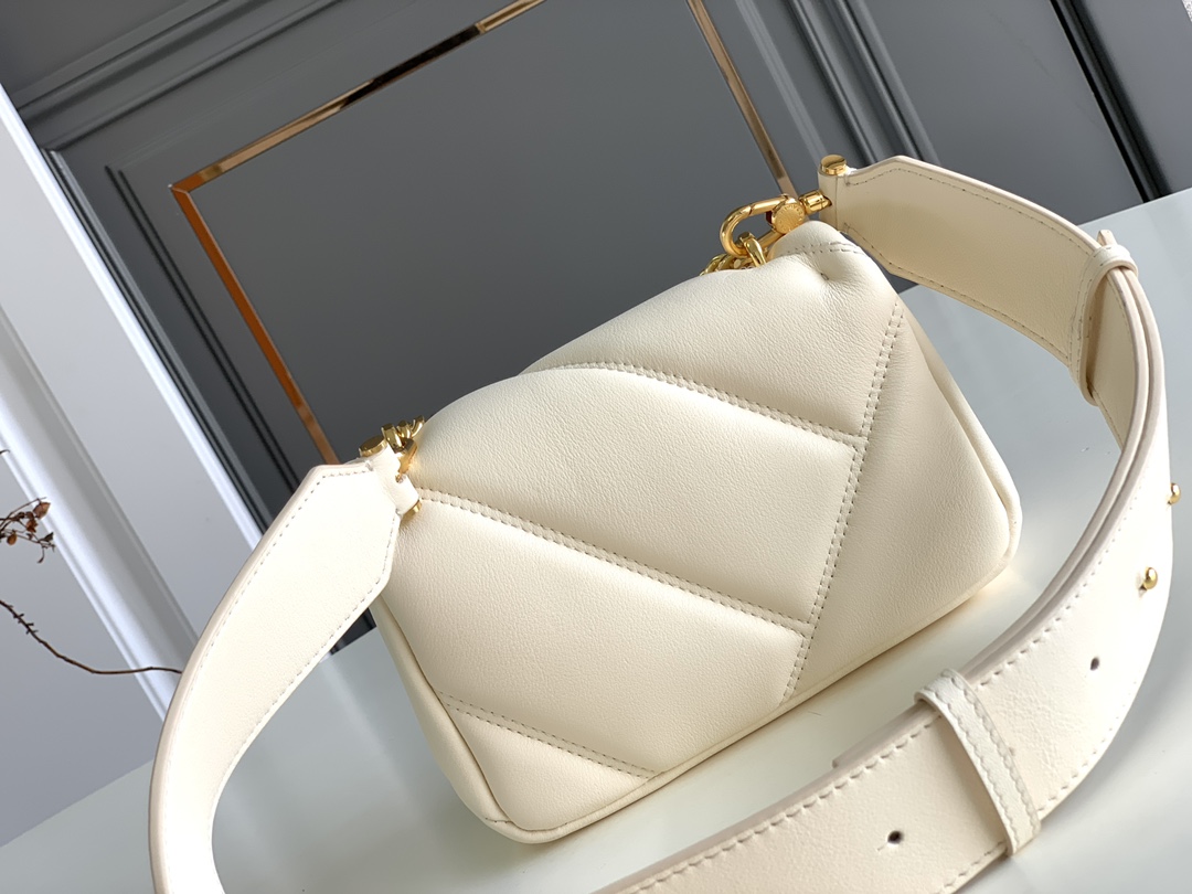 Bvlgari Serpenti Cabochon Crossbody Mini Bag White